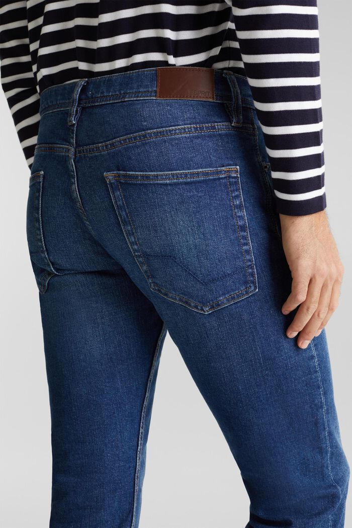 Mid-Rise Straight-Leg Jeans, BLUE MEDIUM WASHED, detail image number 0