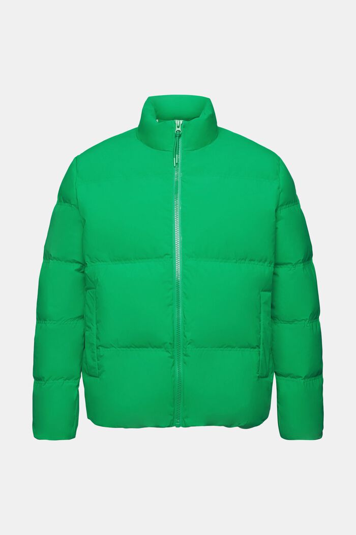 Recycled: puffer jacket with down, GREEN, detail image number 6