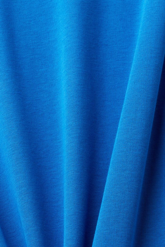 Long-sleeved cotton top, BRIGHT BLUE, detail image number 6