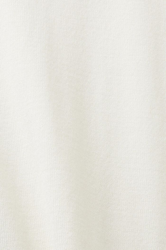 Mock neck jumper, LENZING™ ECOVERO™, OFF WHITE, detail image number 5