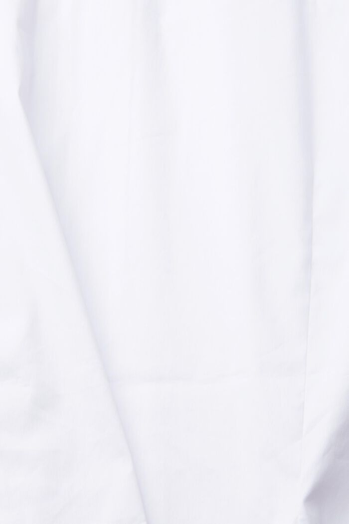 Poplin Shirt Blouse, WHITE, detail image number 4