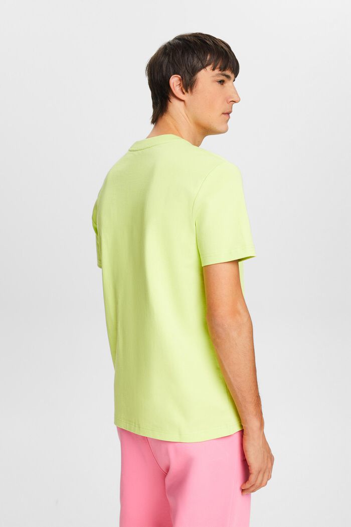 Unisex Logo Cotton Jersey T-Shirt, BRIGHT YELLOW, detail image number 3
