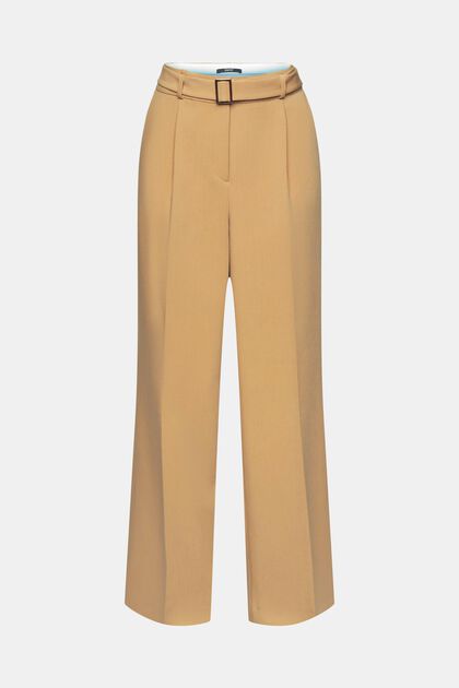 Wide-legged suit trousers