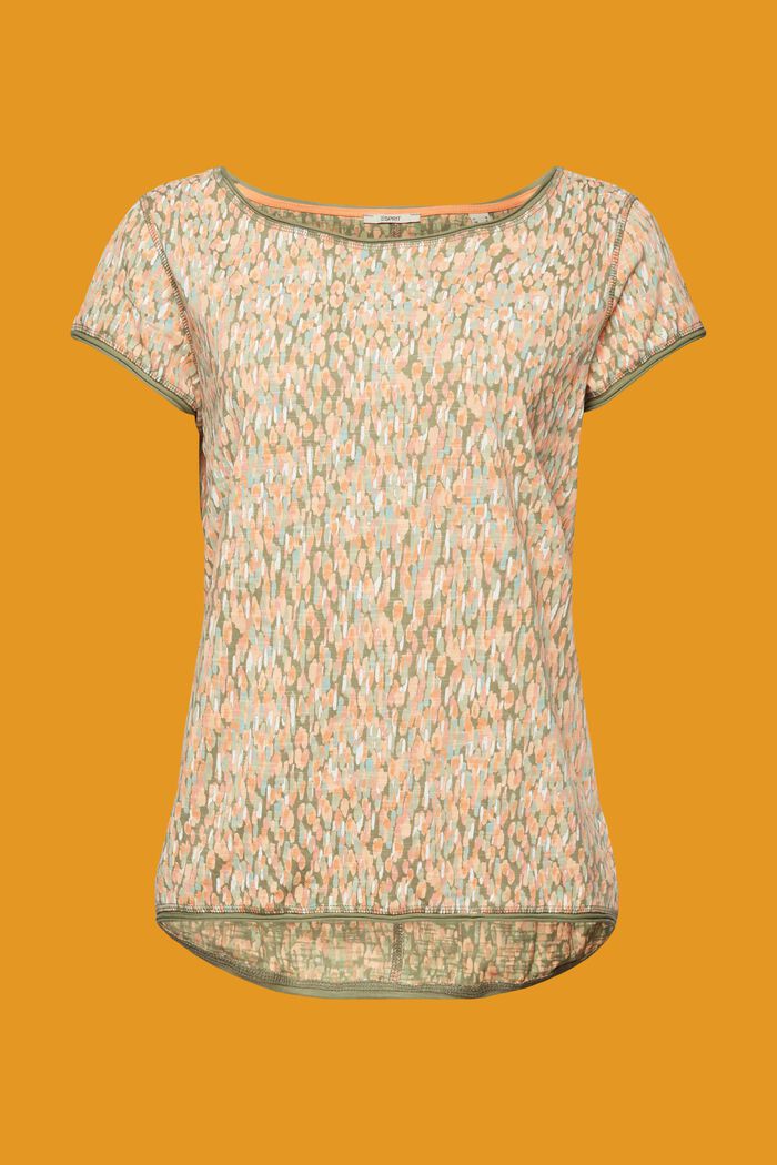T-shirt with an all-over print, 100% cotton, PASTEL GREEN, detail image number 6