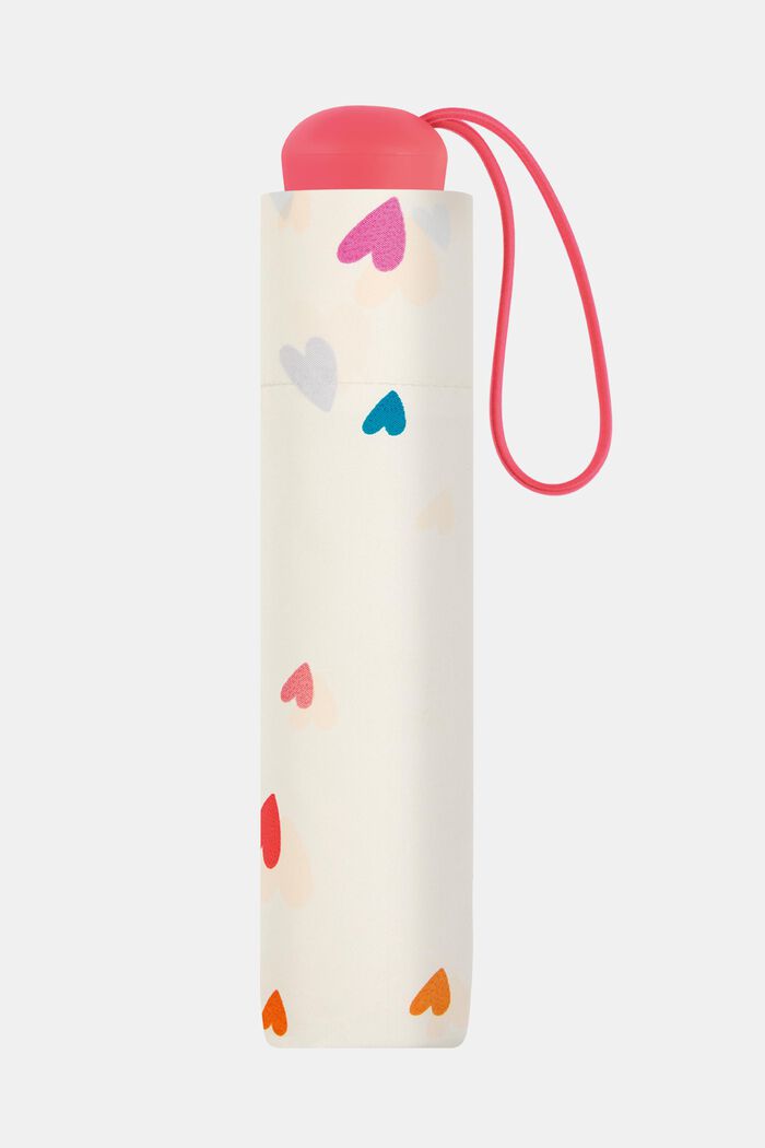 Kids mini umbrella with candy hearts, ONE COLOR, detail image number 1