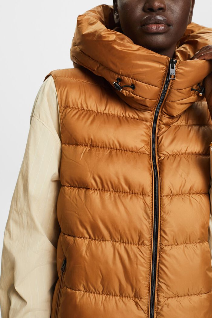 ESPRIT - Recycled: quilted body warmer at our online shop