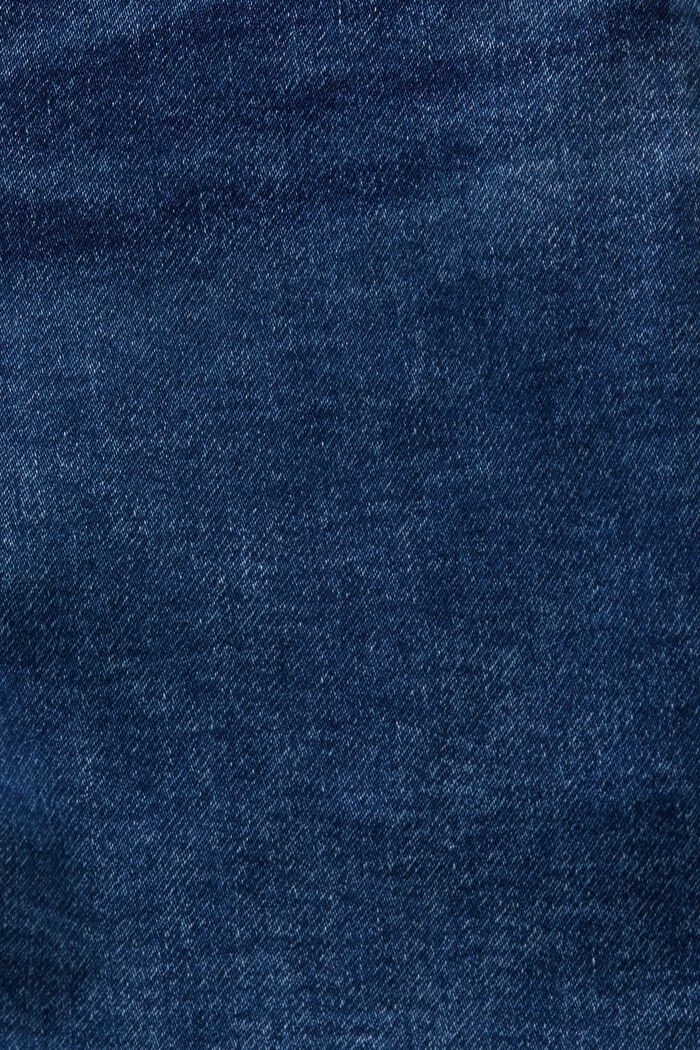 Denim shorts made of blended organic cotton, BLUE MEDIUM WASHED, detail image number 5