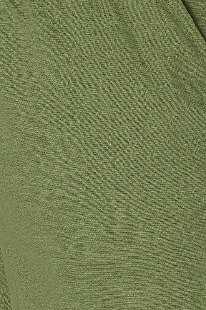 MATERNITY Under-the-Bump Shorts, OLIVE GREEN, detail image number 3