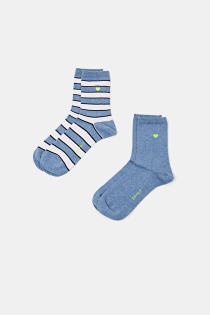 2-Pack Striped Socks