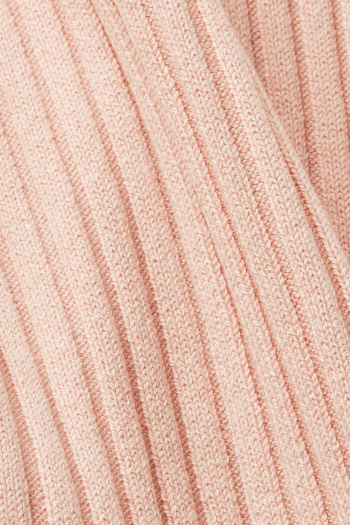 Sleeveless Rib-Knit Top, PASTEL PINK, detail image number 4