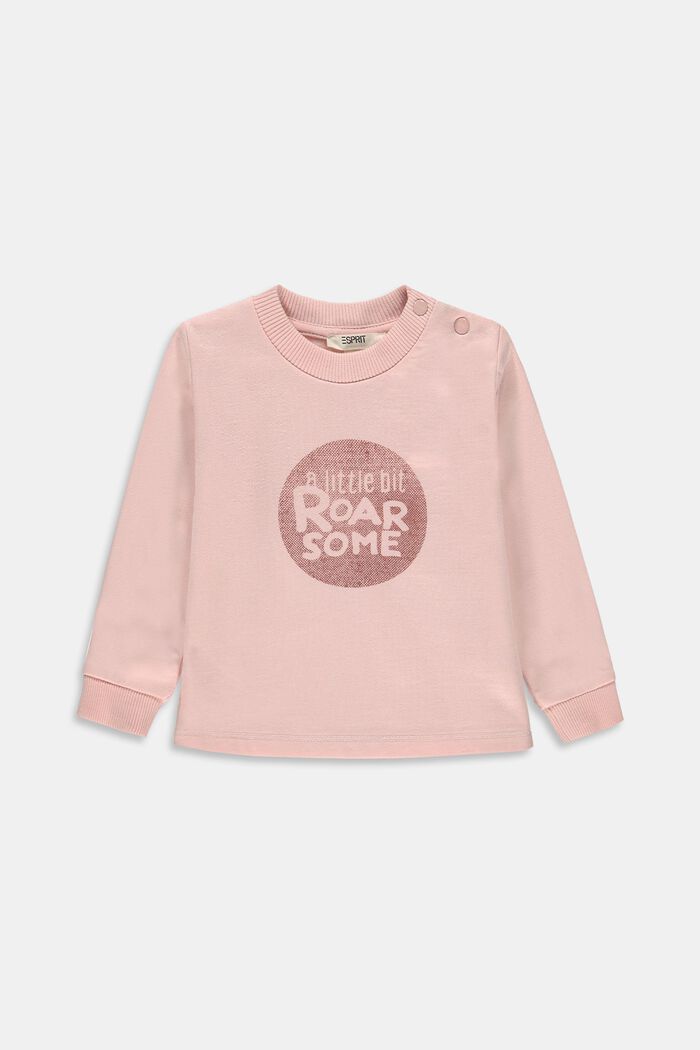 Sweatshirt with a print, organic cotton