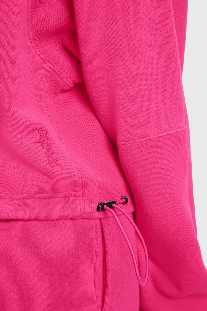 Color Dolphin Cropped Sweatshirt, PINK FUCHSIA, detail image number 3