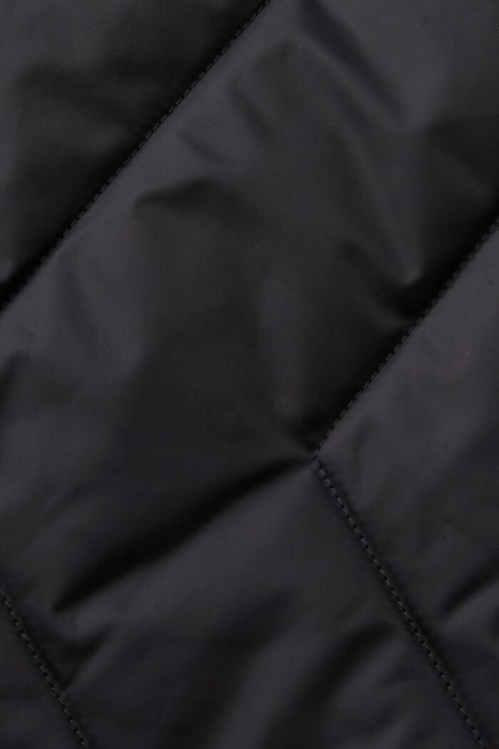 Recycled: quilted lightweight jacket, BLACK, detail image number 4