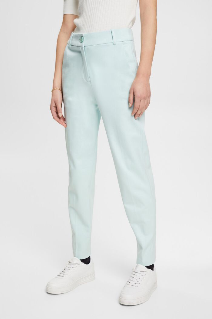 SPORTY PUNTO mix & match tapered trousers, LIGHT AQUA GREEN, detail image number 0