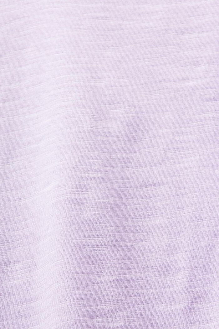 V-Neck Jersey T-Shirt, LAVENDER, detail image number 4
