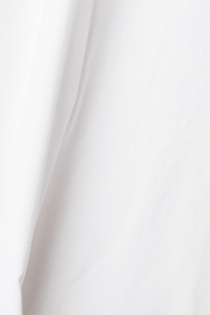CURVY cotton shirt blouse, WHITE, detail image number 1