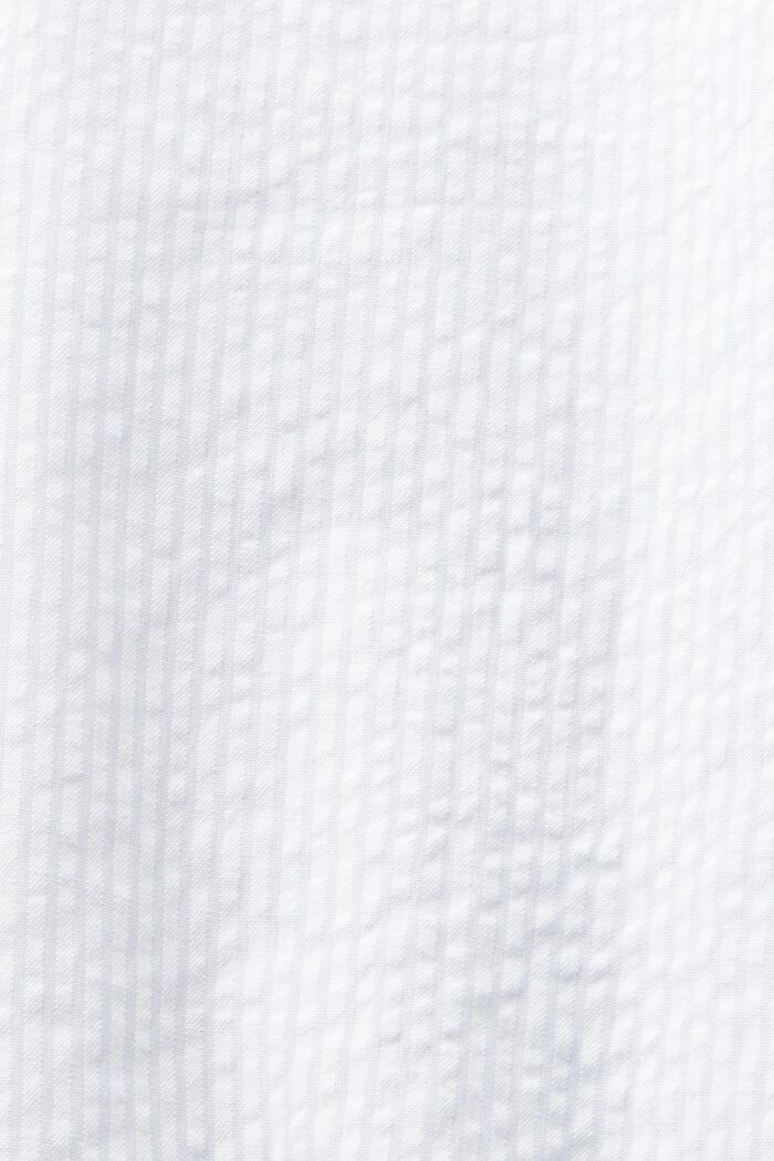 Striped Long-Sleeve Blouse, LIGHT BLUE, detail image number 4