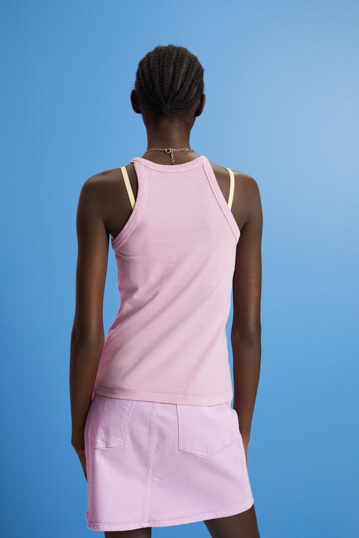 Jersey tank top, LILAC, detail image number 3