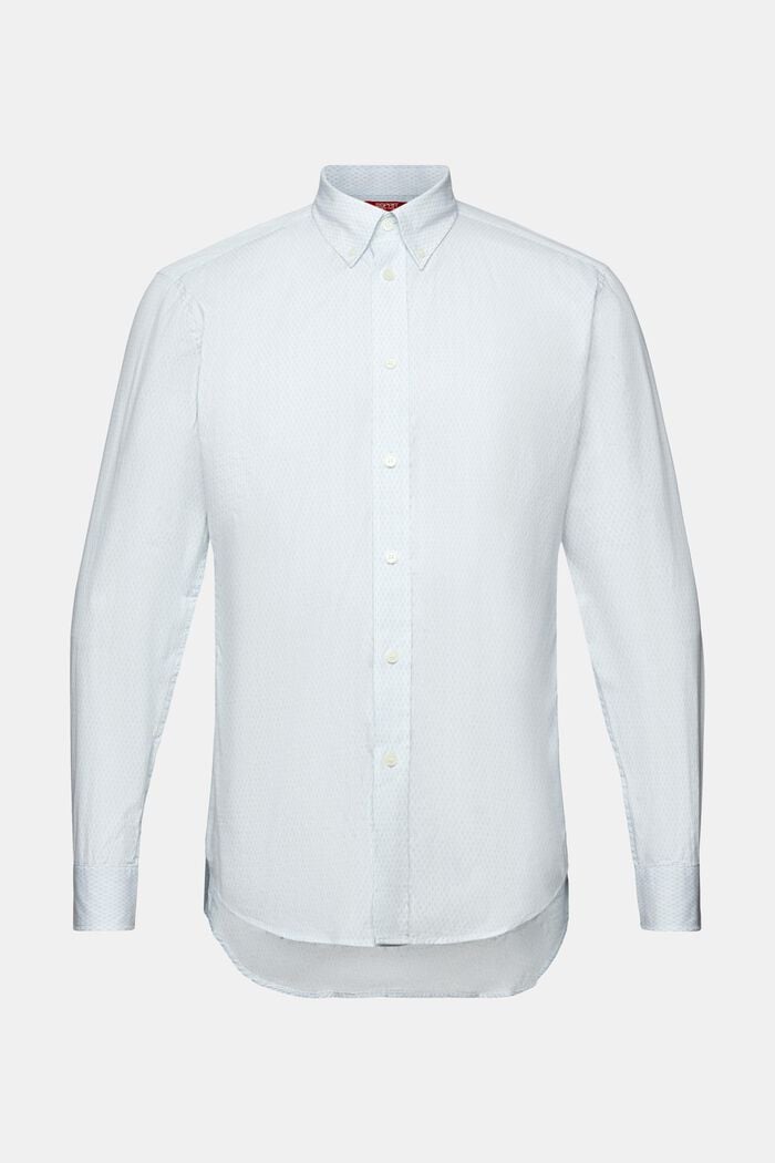 Printed Relaxed Fit Cotton Shirt, WHITE, detail image number 5