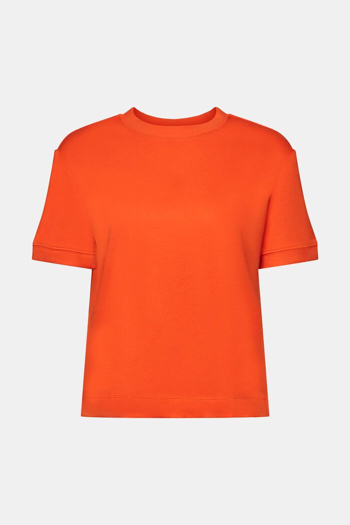 Short-Sleeve Crewneck T-Shirt, BRIGHT ORANGE, detail image number 5