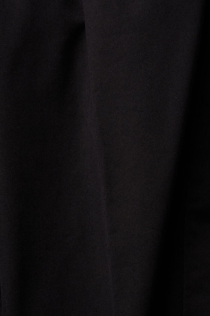 Wide fit chinos, BLACK, detail image number 1