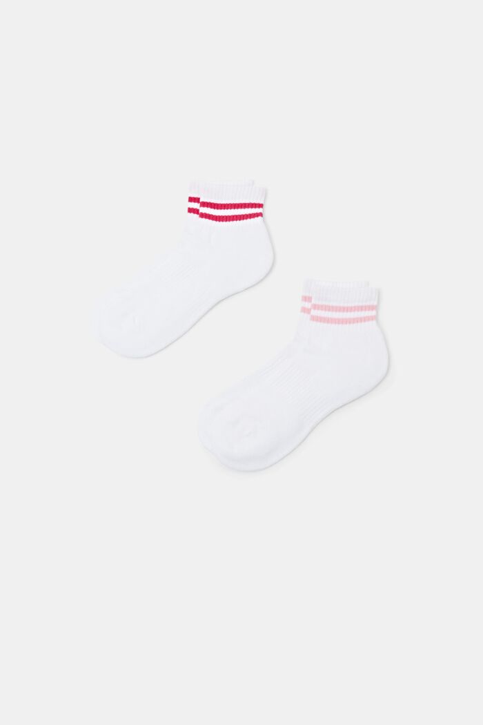 2-Pack Tennis Socks, WHITE, detail image number 0