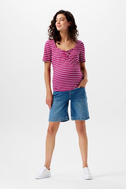 MATERNITY Striped Jersey T-Shirt