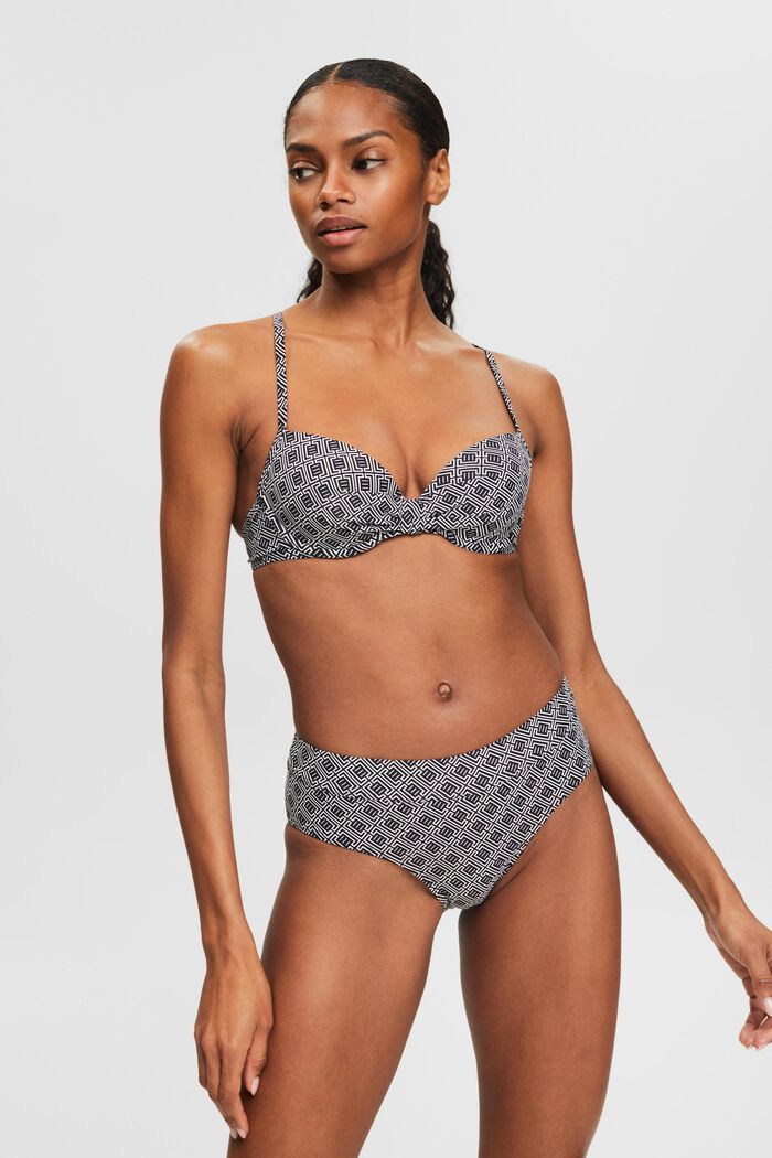 ESPRIT - Printed Padded Underwired Bikini Top at our online shop