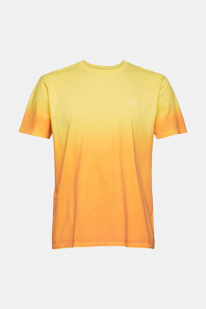 Graduated colour T-shirt, YELLOW, detail image number 6