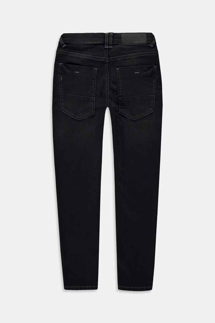 Slim fit stretch jeans with adjustable waistband