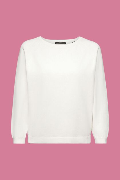 Sweater with batwing sleeves