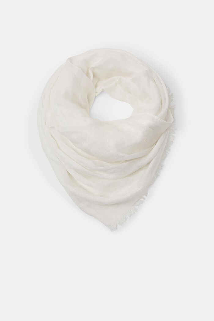 Lightweight Shawl, OFF WHITE, detail image number 0
