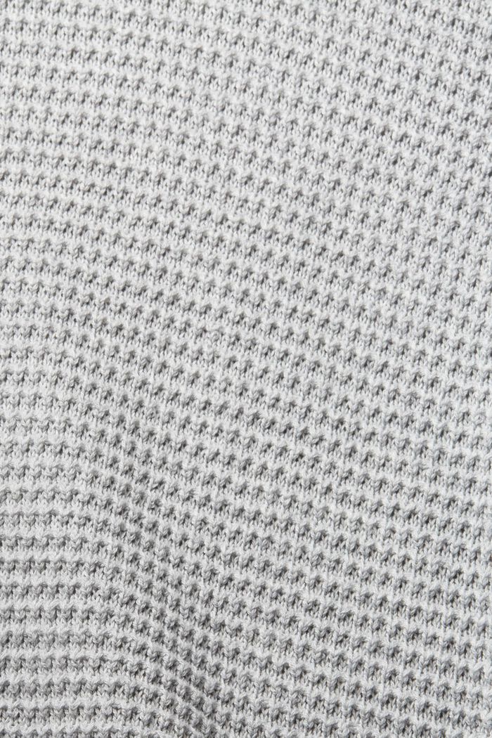 Textured knitted jumper, LIGHT GREY, detail image number 1