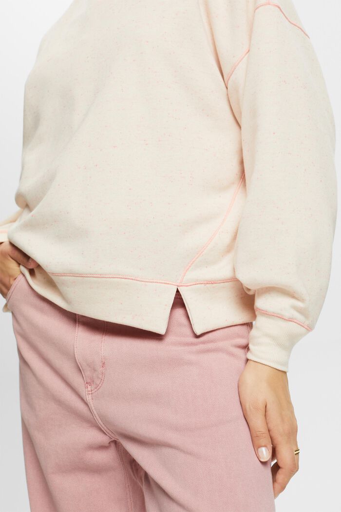 ESPRIT - Sprinkled sweatshirt, cotton blend at our online shop