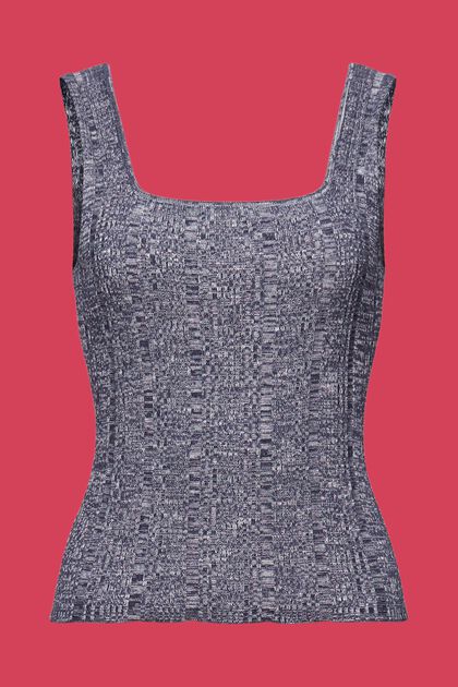 Sleeveless knit top with LENZING™ ECOVERO™