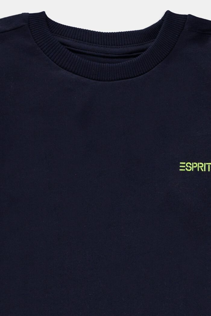 2-pack of cotton long-sleeved tops, NAVY, detail image number 2