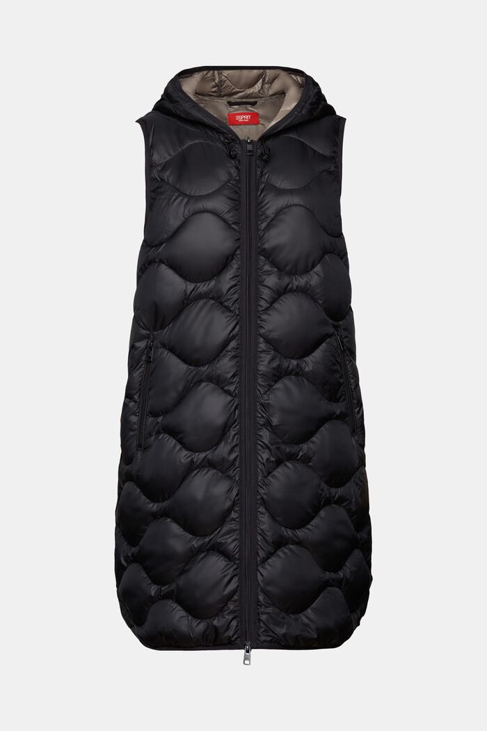 ESPRIT - Recycled: longline quilted body warmer at our online shop