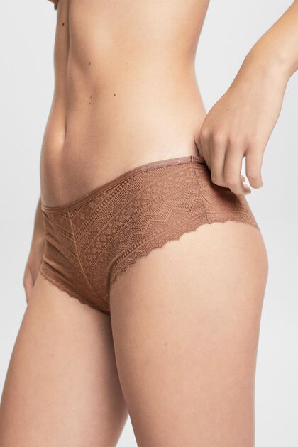 Graphic Lace Brazilian Hipster Shorts