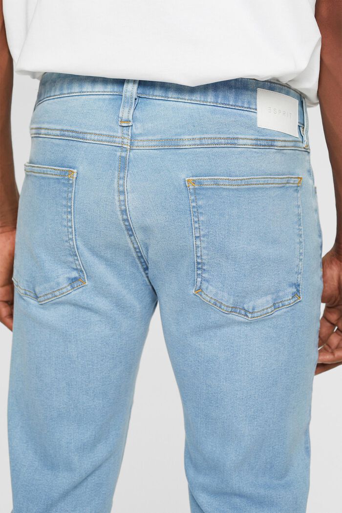 Slim fit jeans, Dual Max, BLUE LIGHT WASHED, detail image number 4