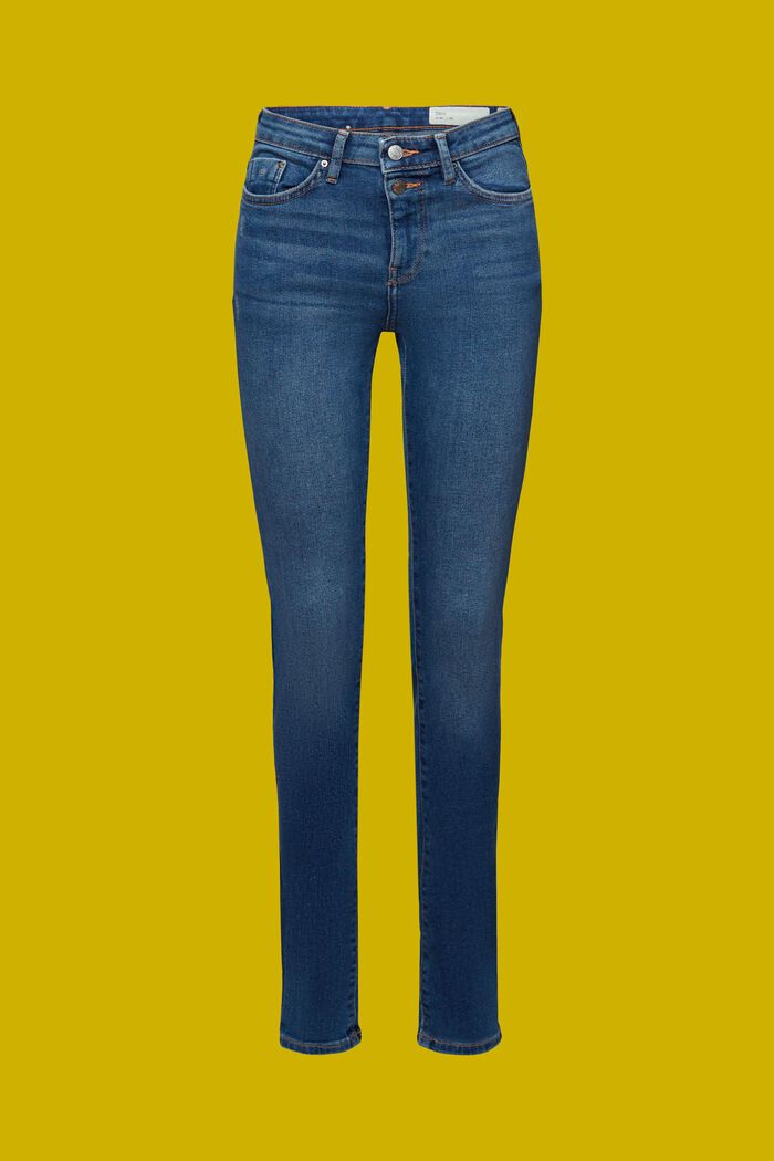 Jeans with a high percentage of stretch, BLUE DARK WASHED, detail image number 6
