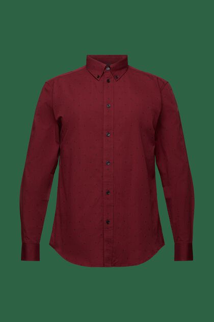 Embroidered Cotton Slim Fit Shirt