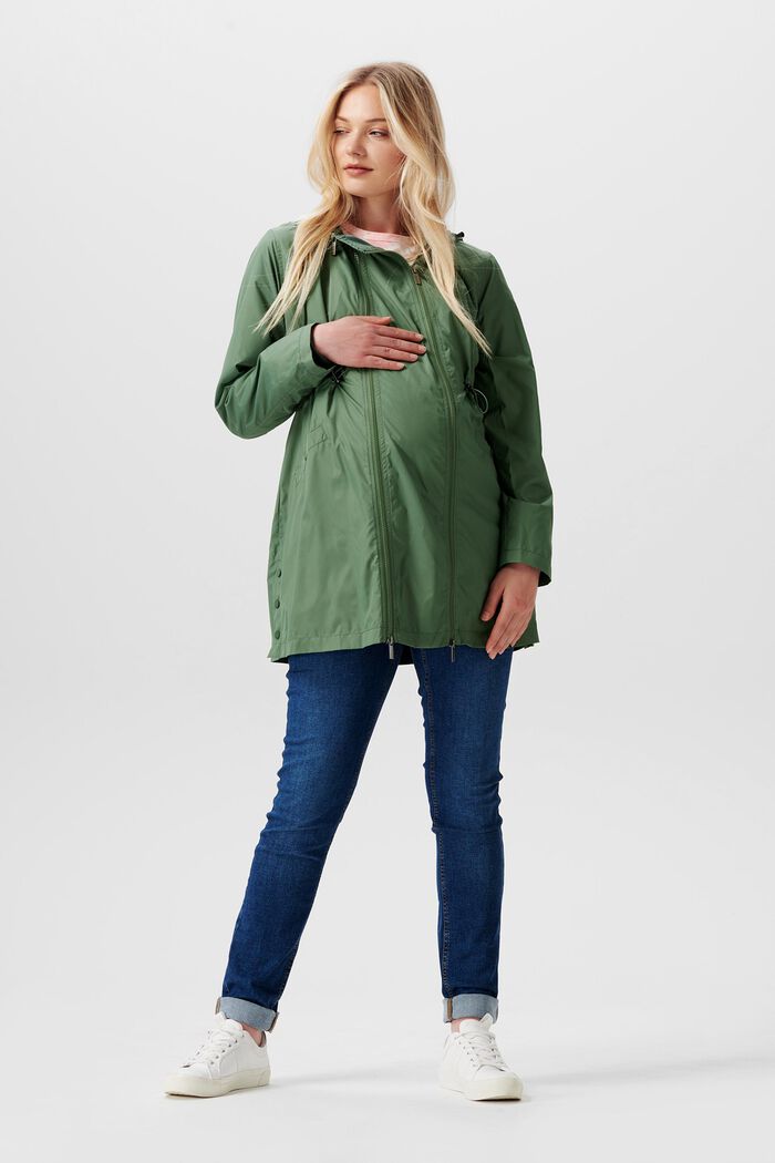 3-way-use rain jacket, VINYARD GREEN, detail image number 0