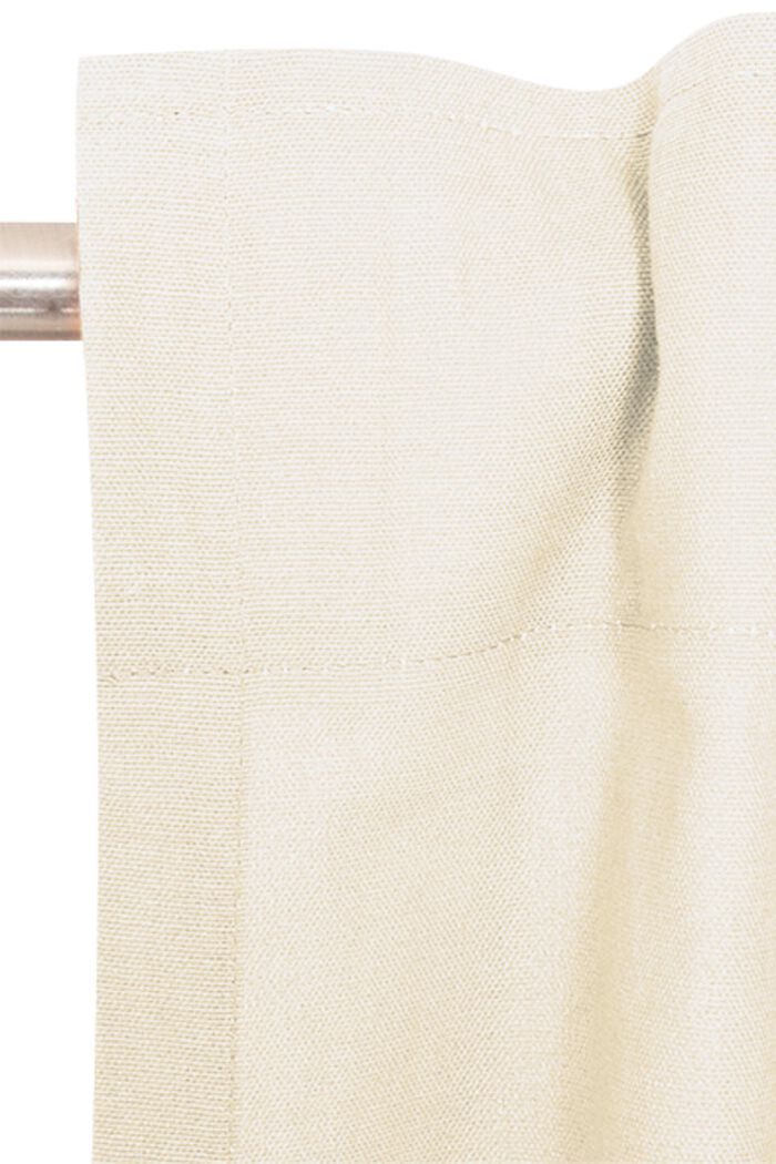 Curtain with concealed loops, BEIGE, detail image number 1