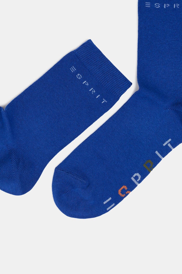 Kids' socks with logo, MARINE, detail image number 1
