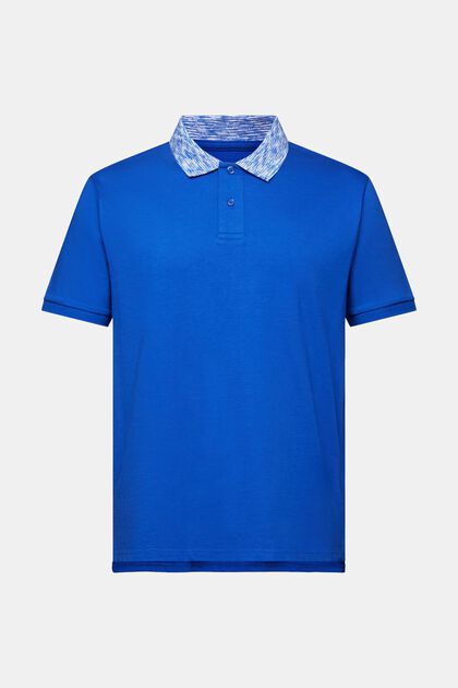 Space-Dyed Collar Polo Shirt