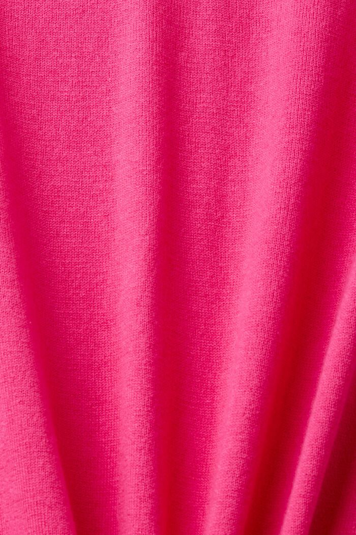 Knitted jumper, NEW PINK FUCHSIA, detail image number 4