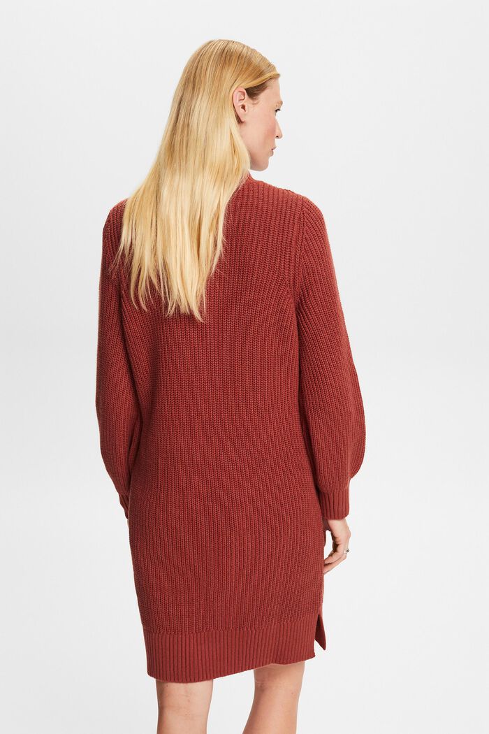 ESPRIT - Wool-Blend Cable Knit Sweater Dress at our online shop