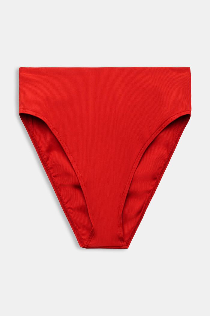 Mid-Rise Bikini Bottoms, DARK RED, detail image number 4