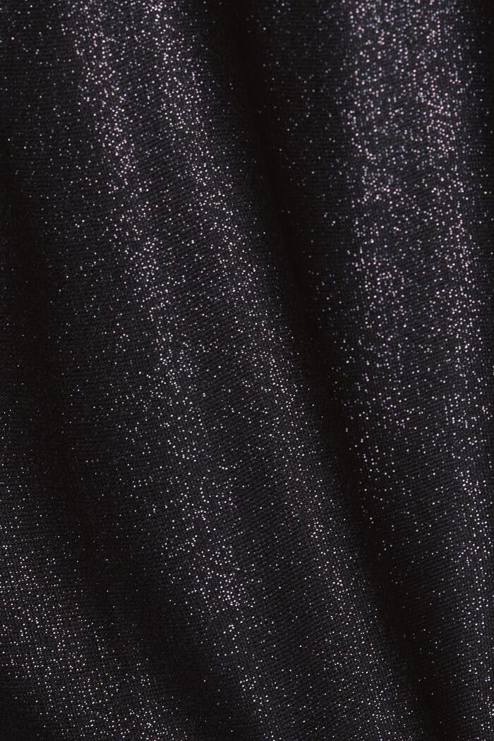 Glitter effect sweater, BLACK, detail image number 1