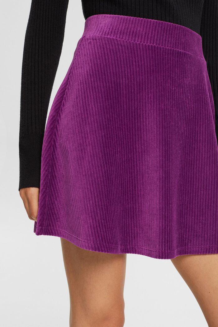 Corduroy mini skirt, VIOLET, detail image number 0